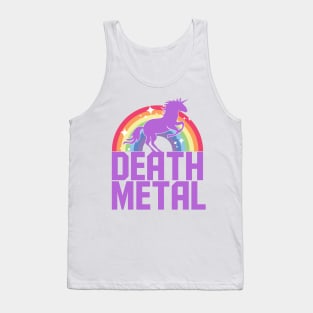 Death Metal Unicorn (Purple) Tank Top